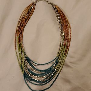 ❄Lia Sophia boho beaded necklace